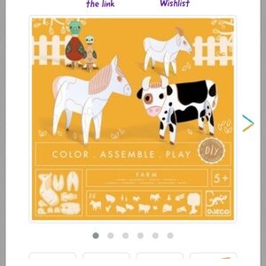 Djeco DIY arts & crafts kit - farm animals!
